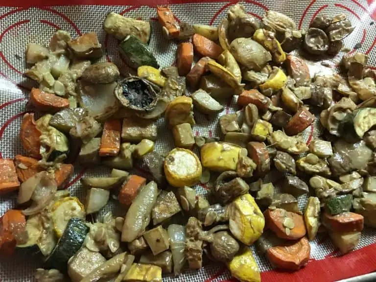 Balsamic Tahini Glazed Veggies