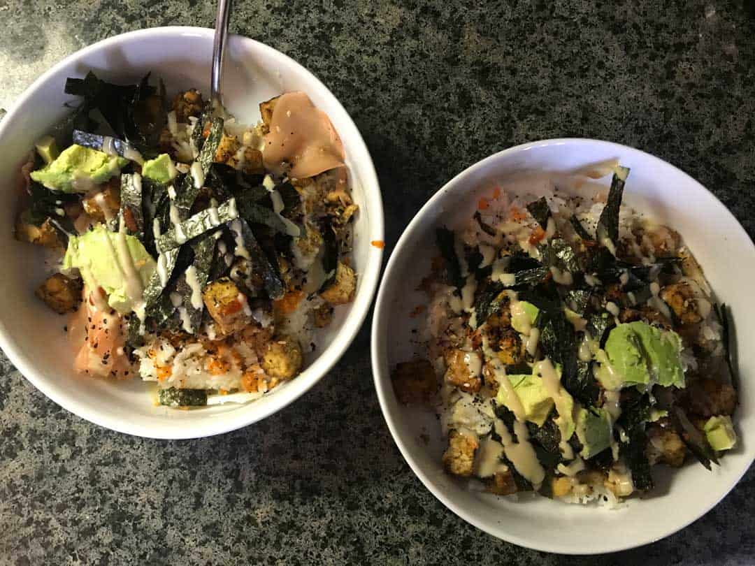 Vegan Sushi Bowls - The Family Eats
